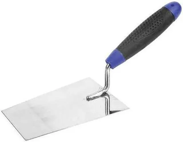 Alt view image 2 of 3 - WESTWARD 13A652 Bucket Trowel,7 x 4-1/2,SS,SoftGrip