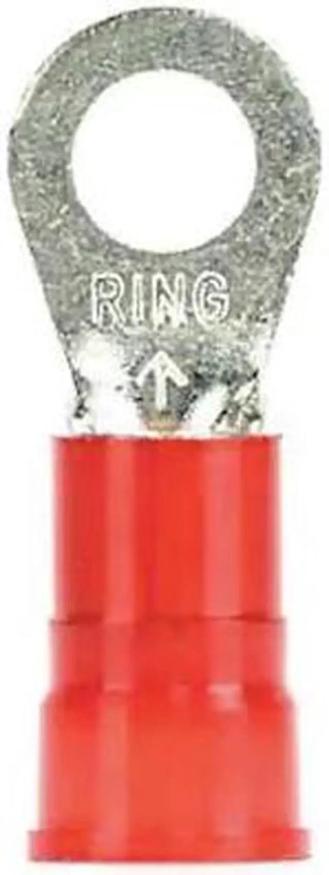 Main image of 3M MN8-14R/SK Ring Terminal, 1/4 in Stud Size, 8 AWG, 1,000 V, Nylon Insulated,