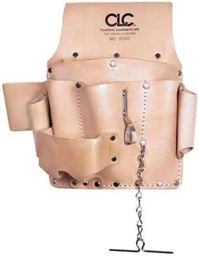 Alt view image 2 of 3 - Clc Tan Tool Pouch, Top Grain Leather, Fits Belts Up To (In.): 2-3/4 W500