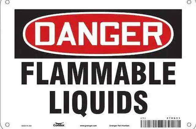 Main image of CONDOR 478G53 Danger Sign,10" Wx7" H,0.032" Thickness, 478G53