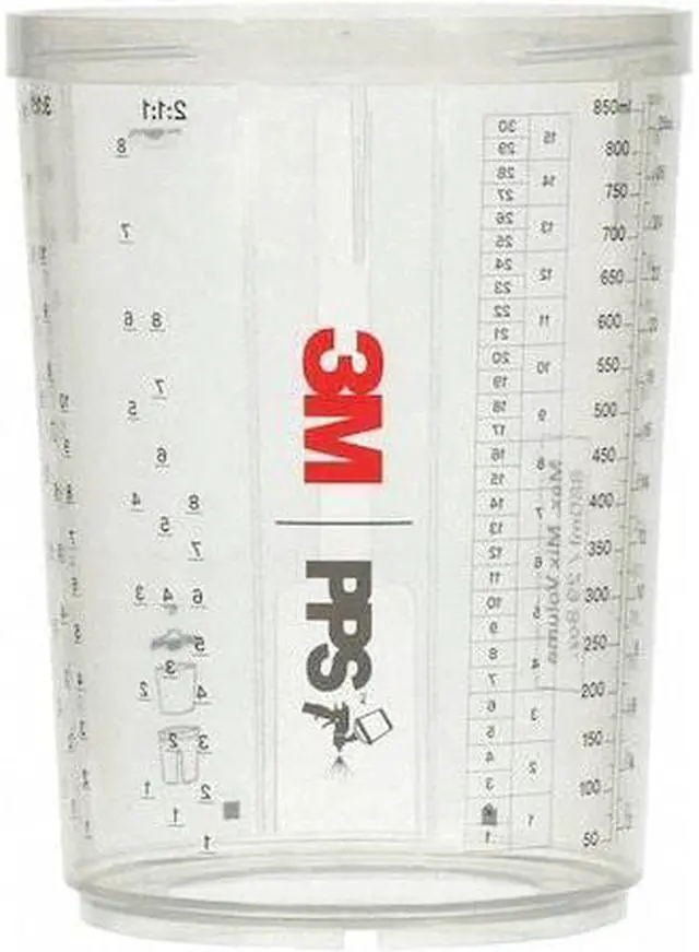 Alt view image 3 of 3 - 3M 26023 Spray Gun Cup,28 fl. oz. Capacity,PK2