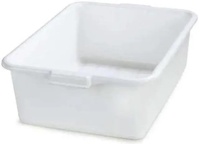 Alt view image 2 of 2 - CARLISLE FOODSERVICE N4401102 Tote Box, White, Polyethylene