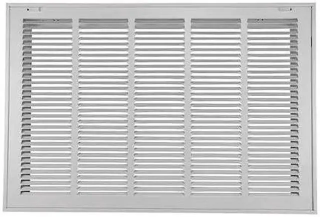 Main image of ZORO SELECT 4JRU1 Filtered Return Air Grille 22.62 X 27.62, White, Steel