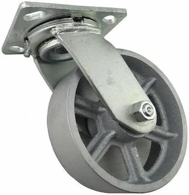 Main image of ZORO SELECT 1NWL6 Swivel Plat Castr,Cast Iron,6 in,1200 lb
