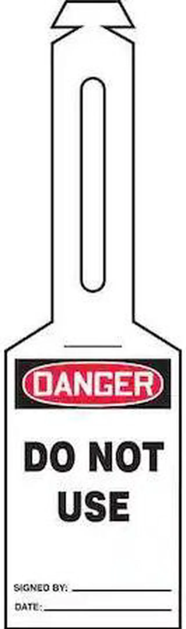 Main image of ACCUFORM TAL306 Loop n Strap Danger Tag,5.25 x3.25,PK25