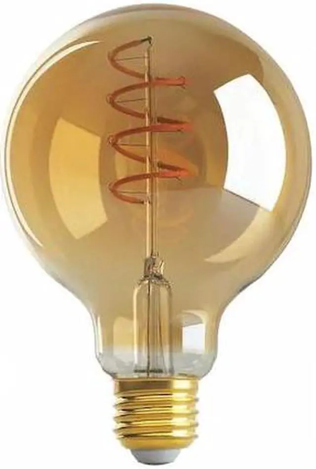 Alt view image 2 of 2 - Satco 4w G30 E26 LED 120v 2200K 260 lumens Vintage style filament lamps