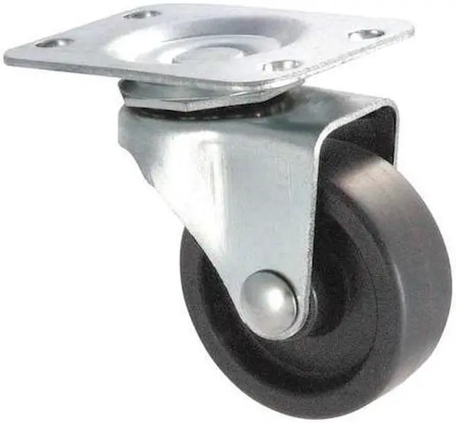 Main image of ZORO SELECT 1UHP6 Swivel Plate Caster,Poly,2 in.,100 lb.,D