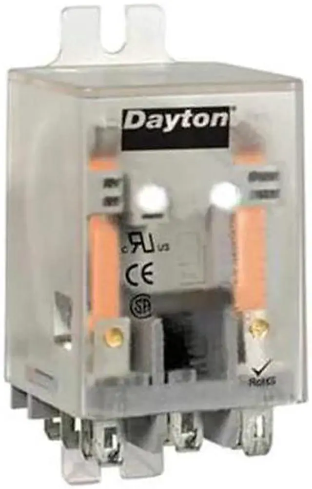Alt view image 2 of 2 - DAYTON 1EJD1 Relay, Power, 3PDT, 12VDC, Coil Volts