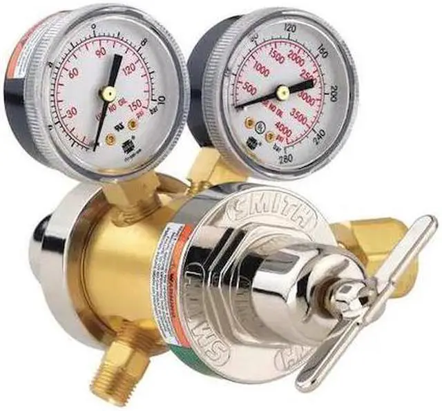 Main image of MILLER ELECTRIC 35-125-540 Gas Regulator, Two Stage, CGA-540, 125 psi, Use