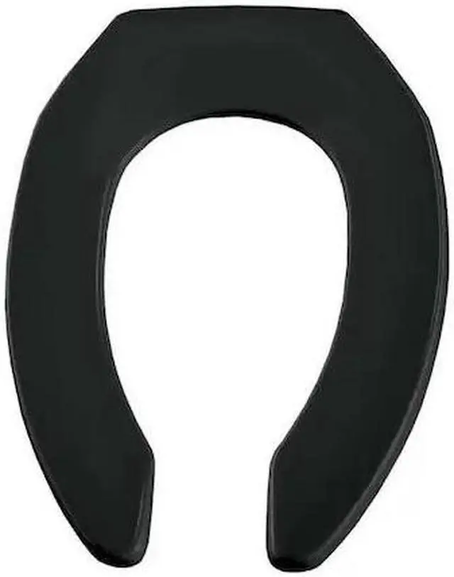 Alt view image 2 of 2 - BEMIS 1955SSCT 047 Toilet Seat Without Cover, Self-Sustaining Check Hinge,