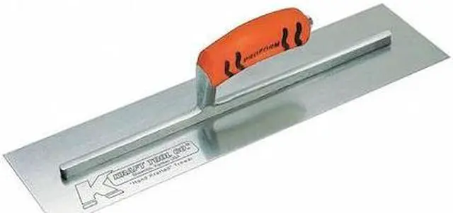 Alt view image 2 of 2 - KRAFT TOOL CF201PF Cement Trowel,Flat,10in L,Steel
