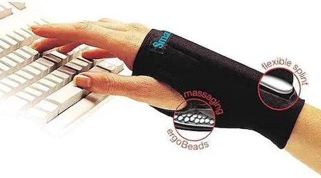 Alt view image 8 of 13 - Imak SmartGlove Wrist Wrap Small Black A20125