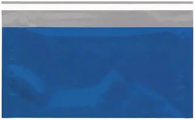 Alt view image 2 of 2 - Partners Brand Metallic Glamour Mailers 6 1/4" x 10 1/4" Blue 250/Case (GFM0610B)