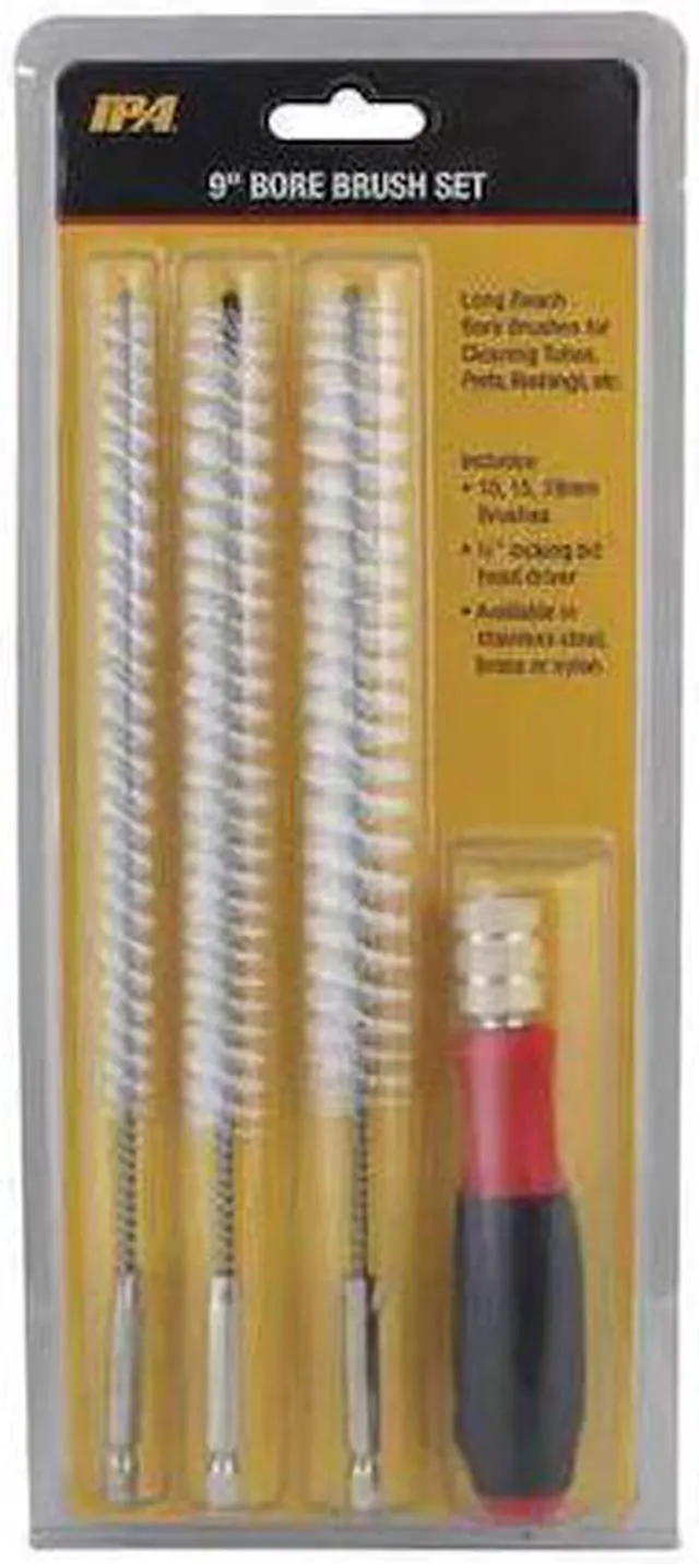 Main image of INNOVATIVE PRODUCTS OF AMERICA 8085 Bore Brush Set,Steel,4 pcs.