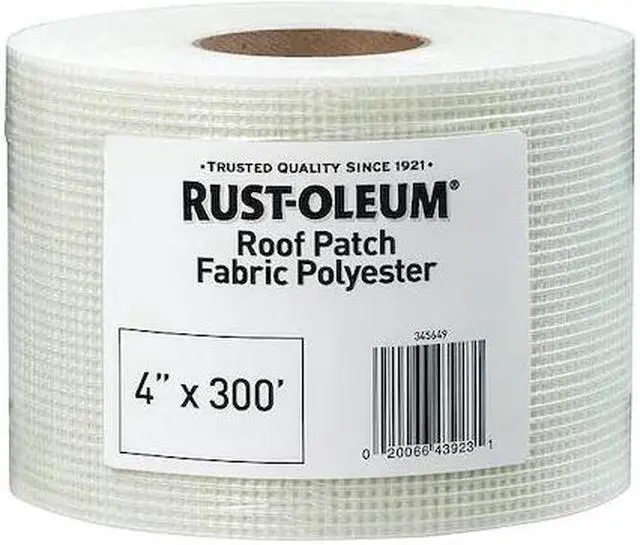 Main image of RUST-OLEUM 345649 Roof Repair Fabric,4" x 300 ft/roll