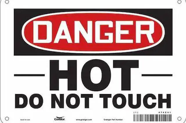 Main image of CONDOR 474Z41 Danger Sign,10" W x 7" H,0.032" Thick, 474Z41
