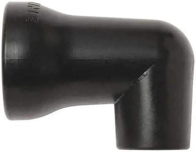 Main image of LOC-LINE 59880-BLK Nozzle, 90 Degree, Black, 1/2", PK20