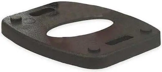 Main image of ZORO SELECT 03-760-20 Vertical Panel Base,Black,22x18x1 In.