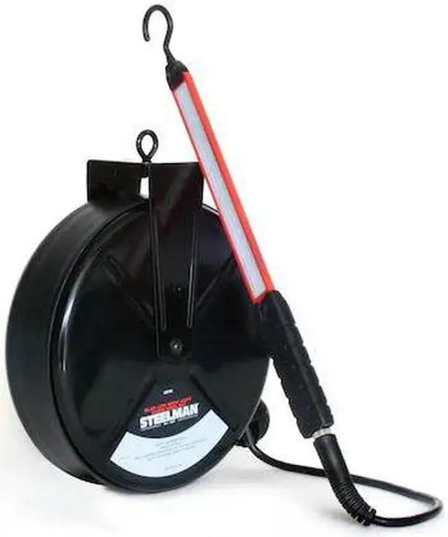 Alt view image 7 of 13 - STEELMAN 99761 LED Slim-Lite with 40-Foot Cord Reel