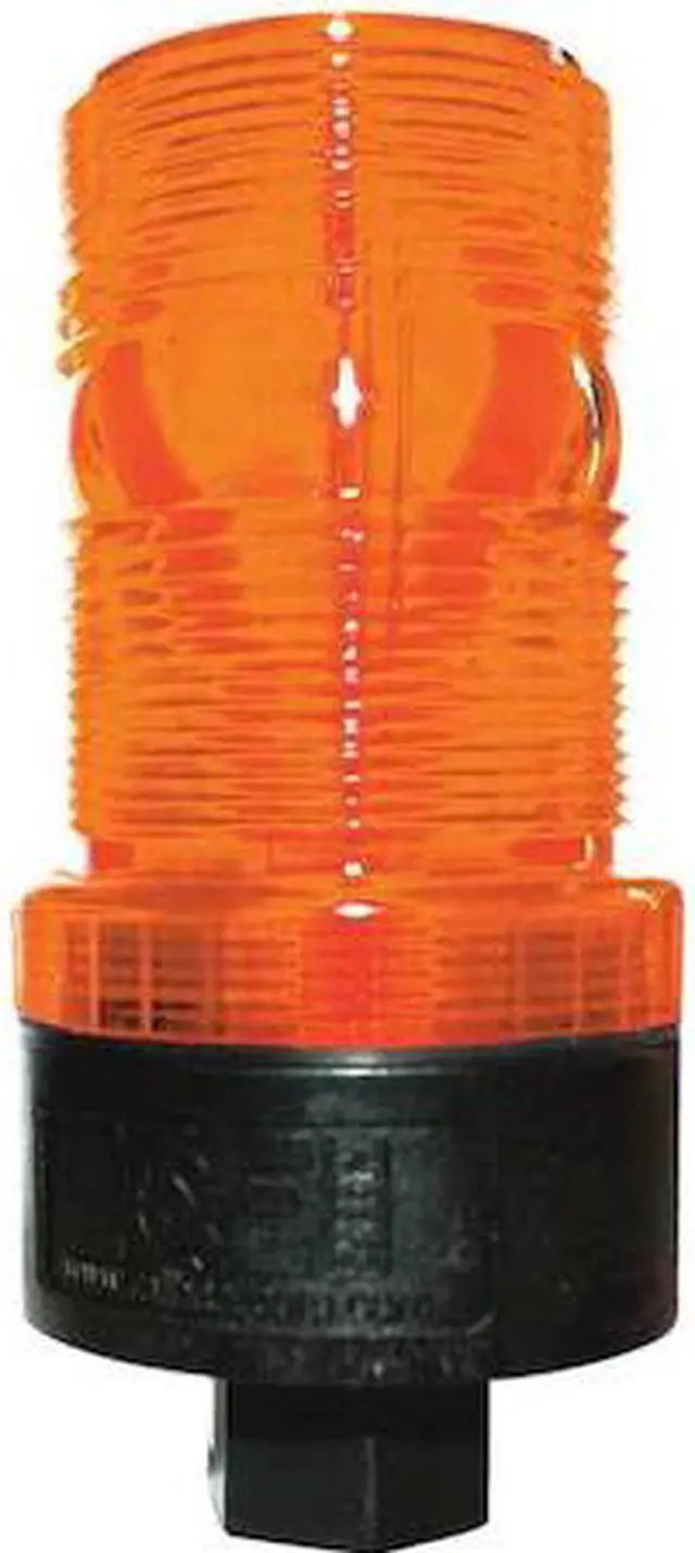 Main image of RAILHEAD GEAR M490 LED A Warning Strobe,Amber,LED,120VAC