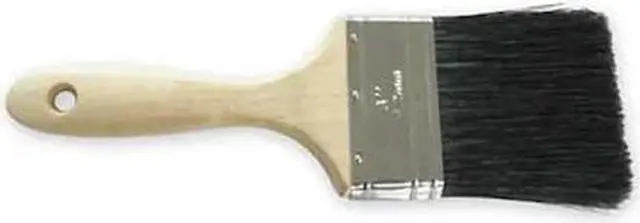 Main image of ZORO SELECT 1TTV7 3" Flat Sash Soft, China Hair Bristle, Paint Brush, Sealed