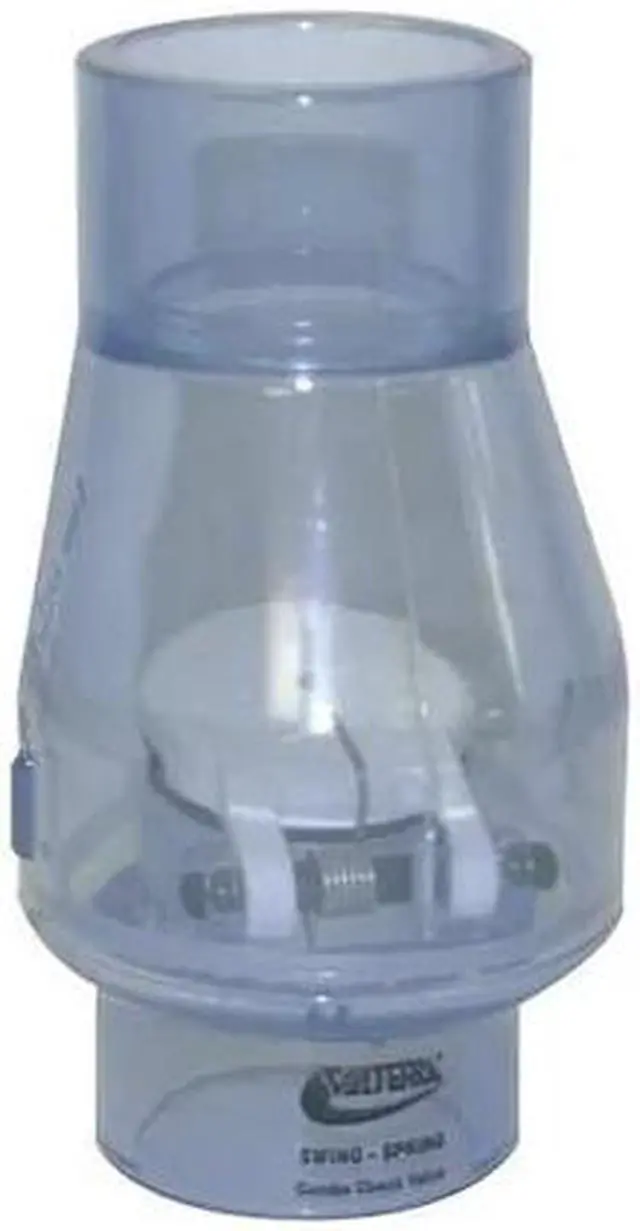 Alt view image 3 of 3 - Valterra 200-C15 1.5" Slip PVC Swing/Spring Combination Check Valve