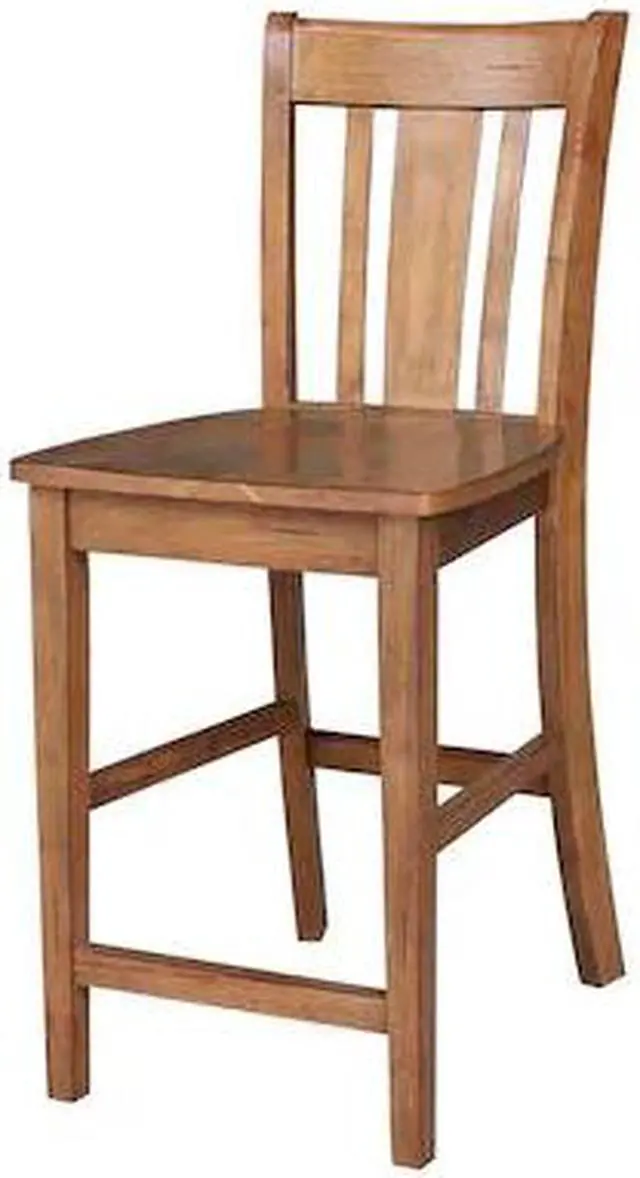 Main image of WHITEWOOD INDUSTRIES S42-102 Solid Wood San Remo Counter Height Dining Stool -