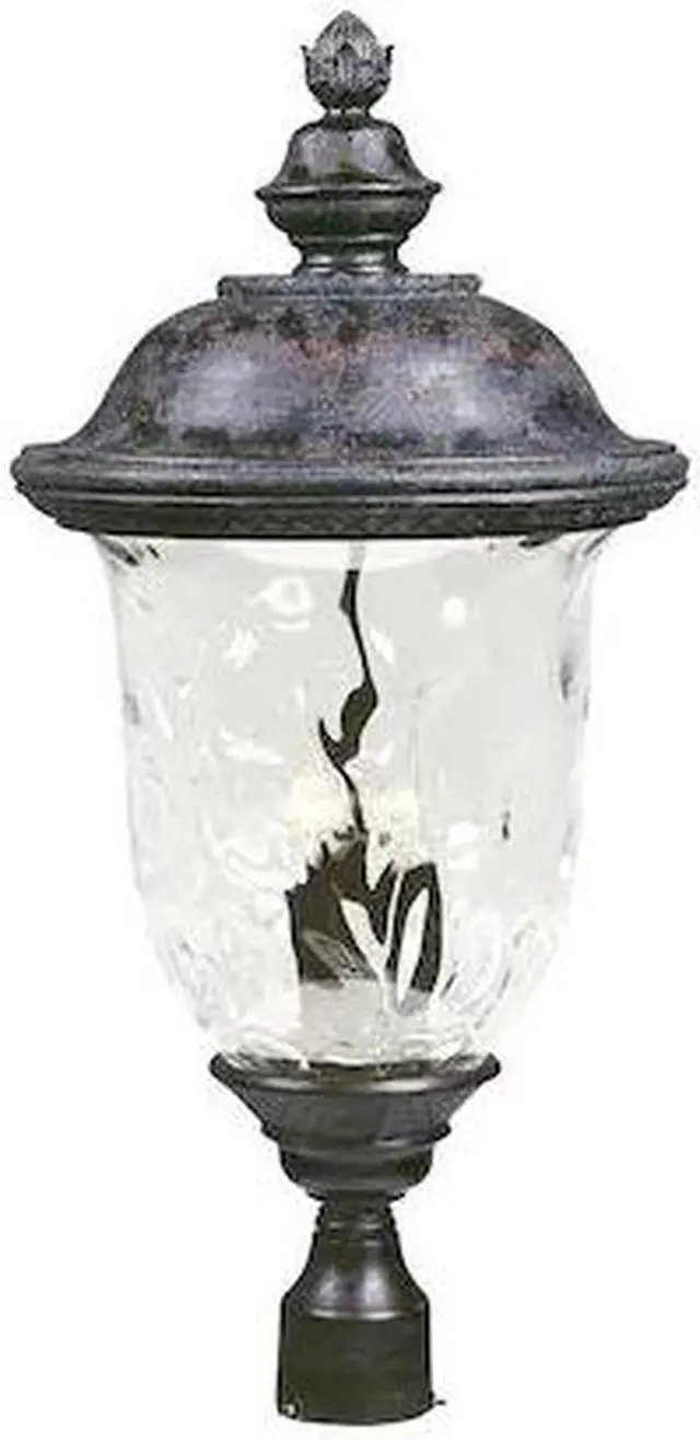 Main image of MAXIM LIGHTING 3421WGOB Carriage House 3-Light 14" Wide Oriental Brnz Outdoor