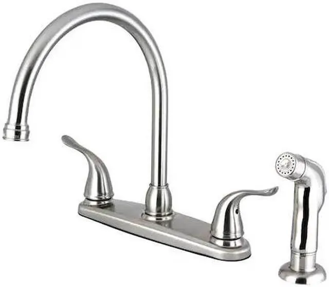 Main image of YOSEMITE FB2798YLSP FB2798YLSP 8-Inch Centerset Kitchen Faucet with Sprayer