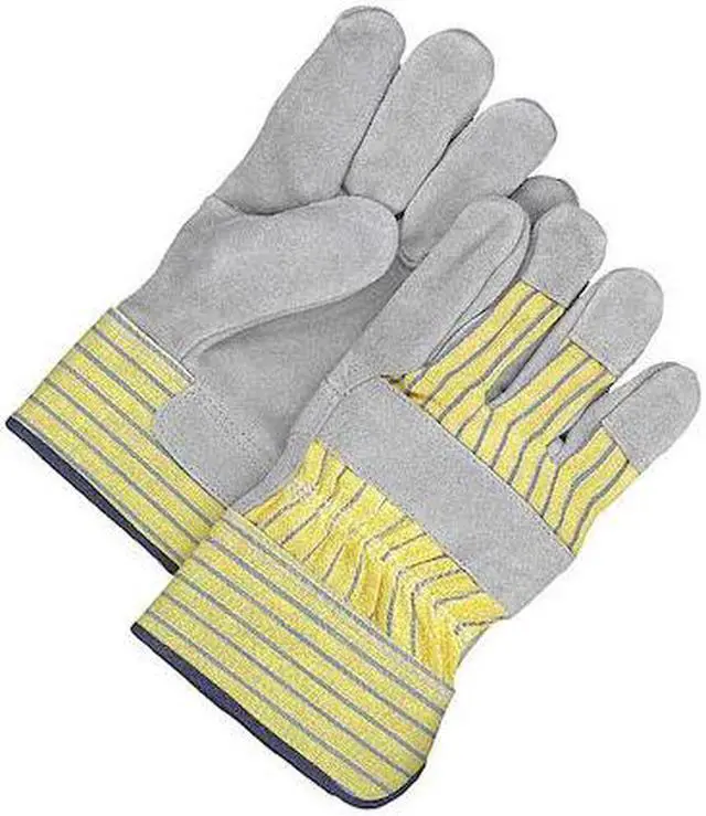 Main image of BDG 30-1-W10EL-R Leather Gloves, Cowhide, Safety Cuff, Wing Thumb, Full Finger,