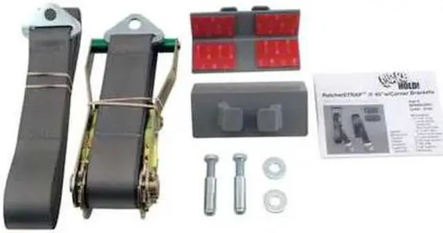 Alt view image 2 of 2 - Quakehold! Ratchet Strap w/Corner Brackets 90 in