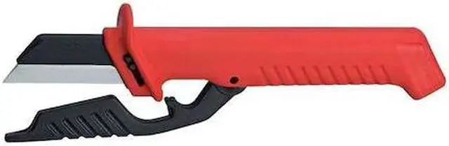 Alt view image 5 of 5 - Knipex 98-56 Insulated Cable Knife w/ Replaceable Blade