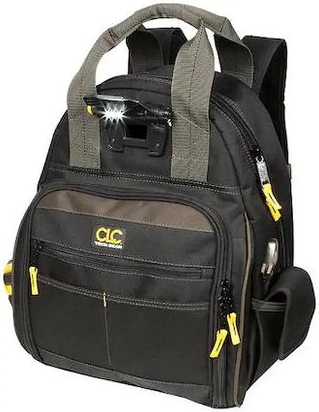 Alt view image 2 of 18 - Clc L255 Tech Gear 53 Pocket  Lighted Backpack