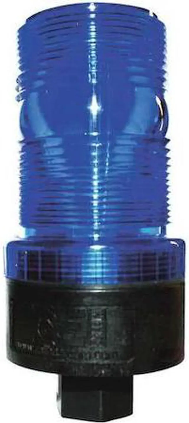 Alt view image 2 of 4 - RAILHEAD GEAR M490 LED B Warning Strobe,Blue,LED,120VAC