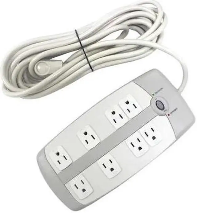 Main image of POWER FIRST 52NY53 Surge Protector Outlet Strip,White