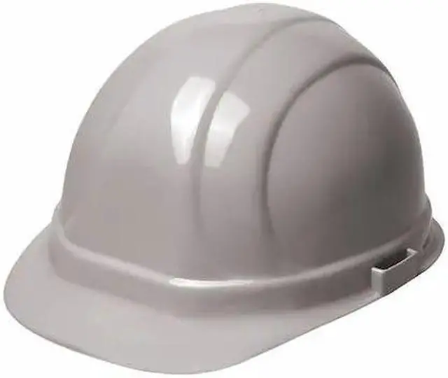 Main image of ERB SAFETY WEL19957GY Hard Hat, Omega II, Polyethylene, 6 Point Ratchet, Type