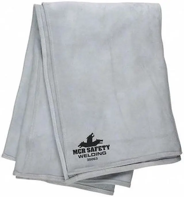 Alt view image 2 of 5 - MCR SAFETY 38063 Leather Welding Blanket 6 X 3