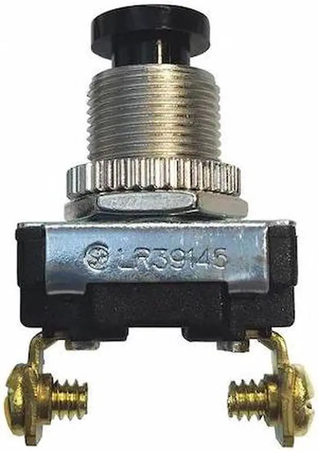 Alt view image 4 of 4 - Gardner Bender Black 2-Terminal Push-Button Switch GSW-22