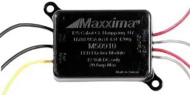 Alt view image 2 of 3 - MAXXIMA M50910 Automotive Flasher, 12.8V DC Volt Rating, Blunt Cut Wires