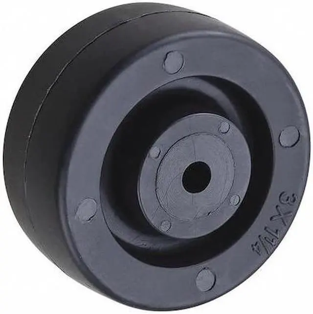 Main image of ZORO SELECT 26Y398 Caster Wheel,Polyolefin,3 in.,210 lb.