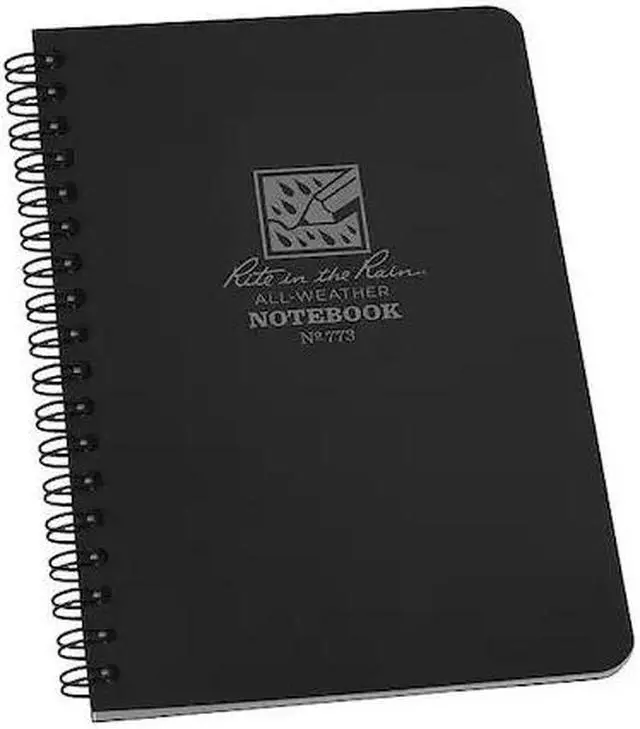 Alt view image 2 of 3 - RITE IN THE RAIN 773 All Weather Spiral Notebook,Uni,4-5/8in.