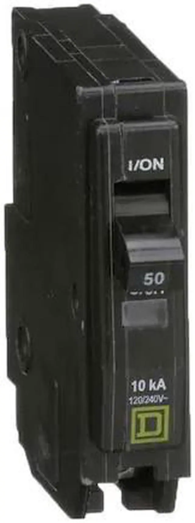 Alt view image 3 of 3 - SQUARE D QO150 Miniature Circuit Breaker, QO Series, 50A, 1 Pole, 120/240V AC,