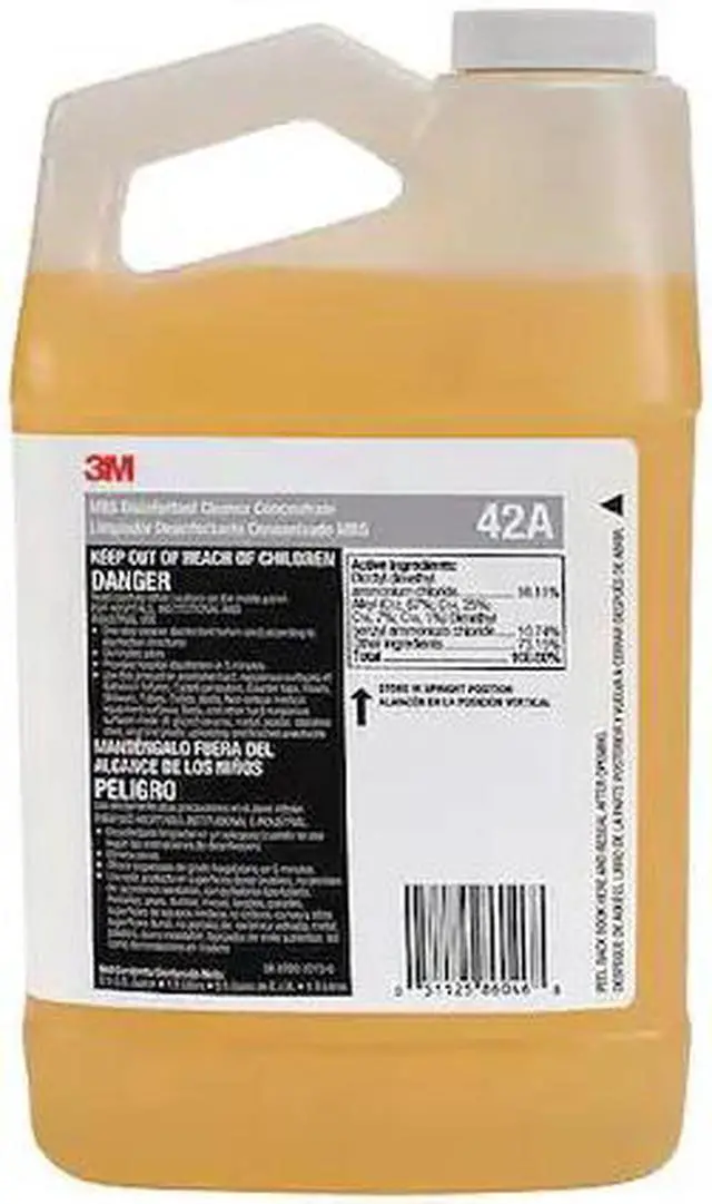 Alt view image 5 of 5 - 3M MBS Disinfectant Cleaner Concentrate Lavender 0.5 Gallon 4/CT (42A)