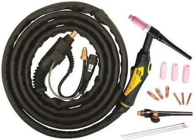 Alt view image 3 of 3 - ESAB 0558102493 Air-Cooled TIG Torch Kit,200A Output