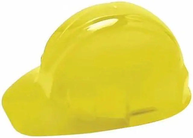 Alt view image 2 of 3 - Hard Hat, FrtBrim, Slotted, 6Rtcht, Yellow