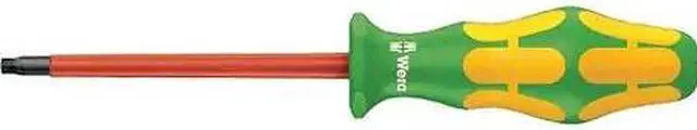 Main image of WERA 05004780001 Insulated Screwdriver,Square,#1 x 3-1/8",Round