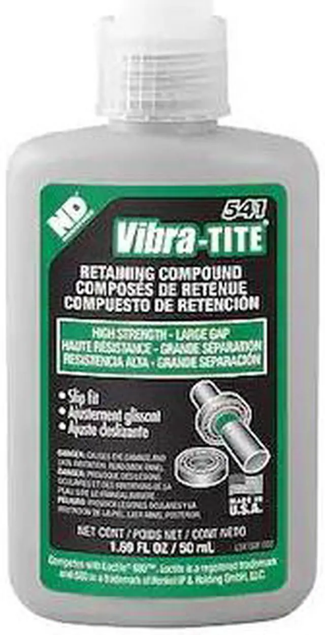 Alt view image 2 of 2 - Vibra-TITE 541 High Strength Slip Fit Anaerobic Retaining Compound 50 ml