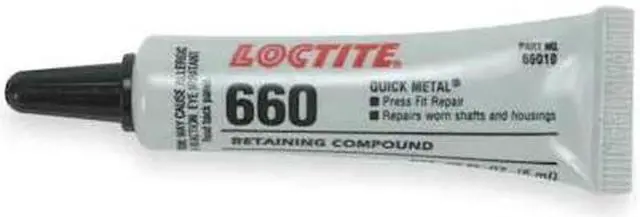Alt view image 3 of 3 - Loctite #660 Quick Metal Gap Filler, High Viscosity .2oz/6ml