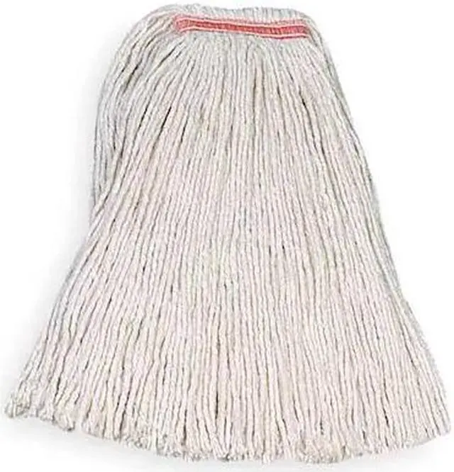 Main image of RUBBERMAID COMMERCIAL FGF11900WH00 1 in String Wet Mop, 32 oz Dry Wt, Slide On