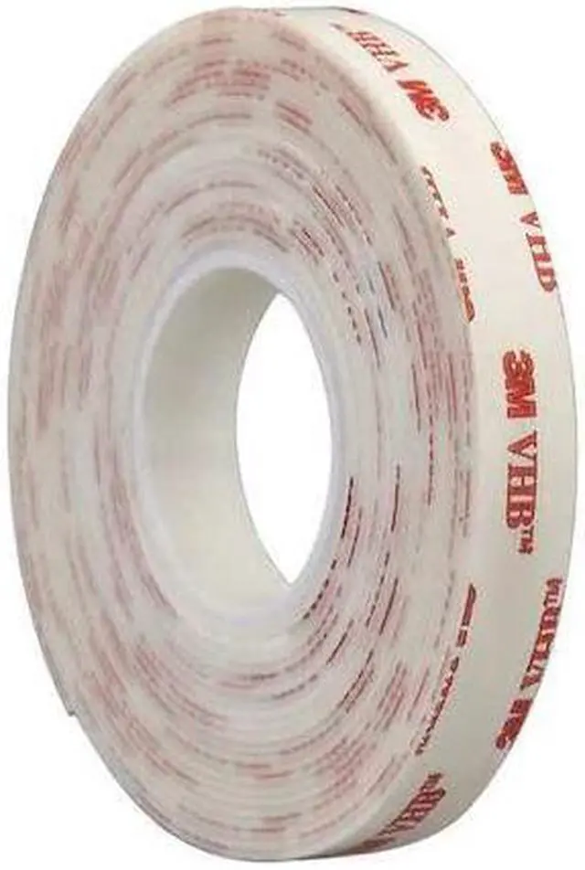Main image of 3M 4950 Double-Sided Foam Tape, 1/2 in W, 5 yd L, 1/32 in, Acrylic Foam,